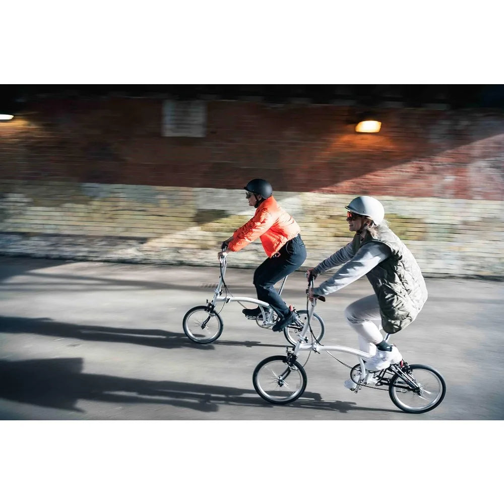 A Line 3 Speed Folding Bike (White)