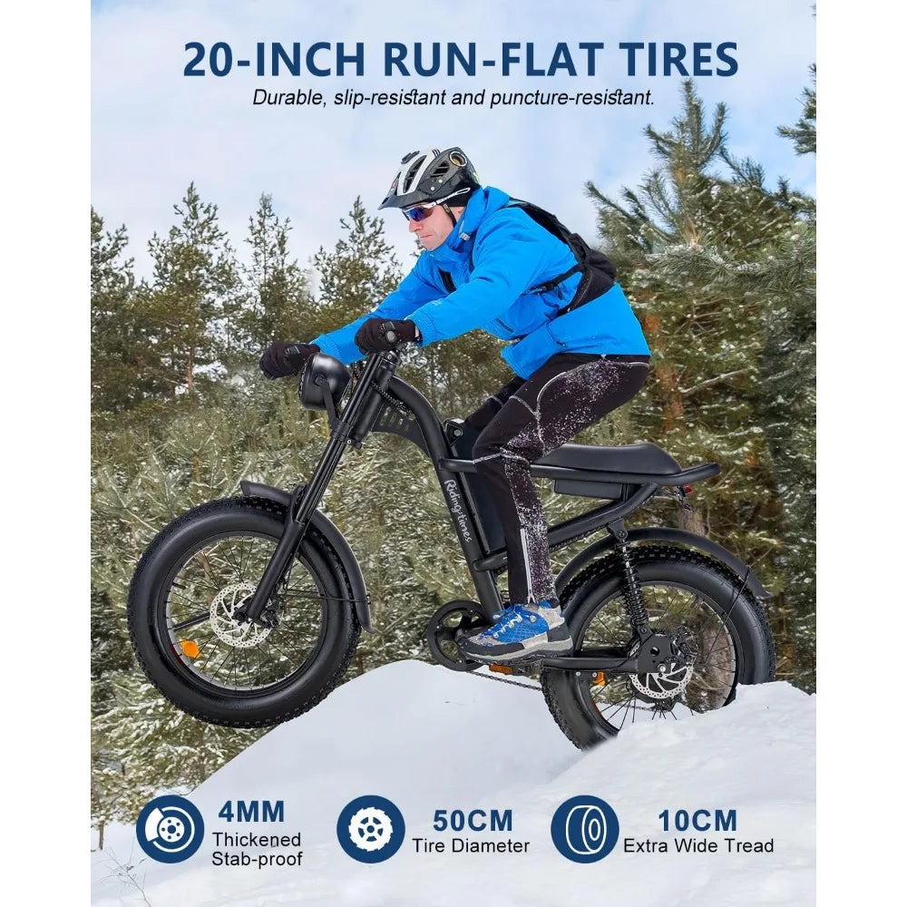 High-Performance 1500W Fat Tire Electric Bike