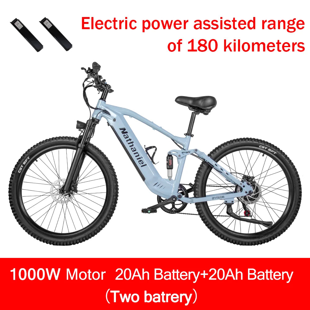 COJMOYOV F4 RT001 48V 27.5 inch mountain off-road bike with soft tail shock absorber lithium battery electric bike