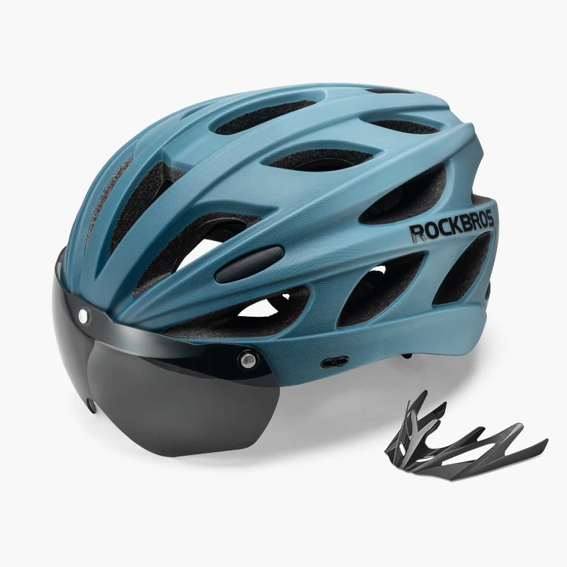 ROCKBROS Ultralight Bicycle Helmet 57-62cm Integrally-mold Cycling Helmet Breathable Safety Head Protection MTB Road Bike Helmet