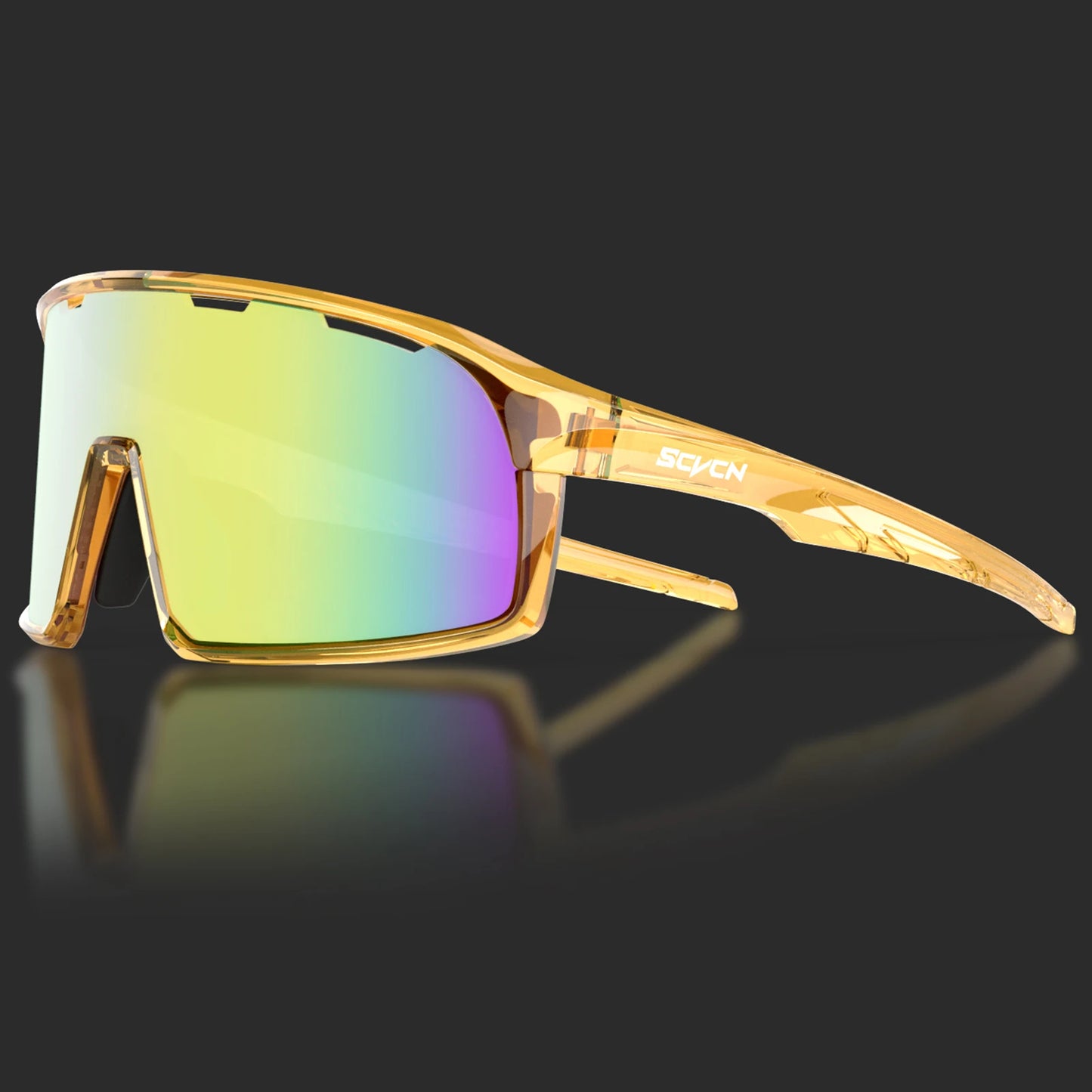 SCVCN New Sports Photochromic Sunglasses Unisex Outdoor Bicycle Cycling Glasses