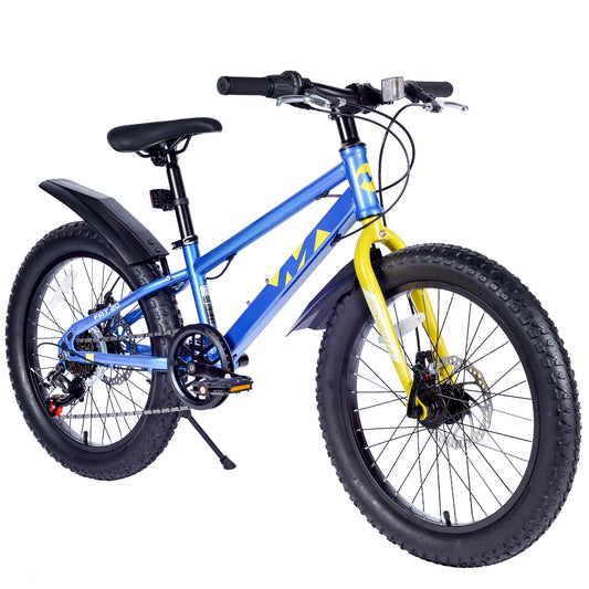 ZUKKA Kids' Bike - 20" Fat Tire Mountain Bike