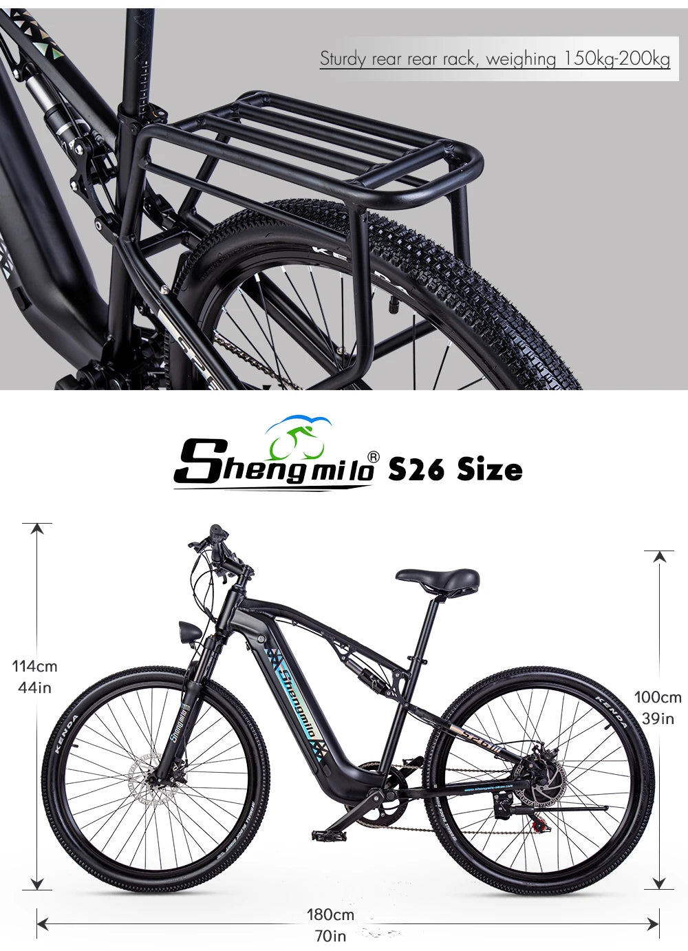 Shengmilo S26 Electric Bike 500W Mountain Bike