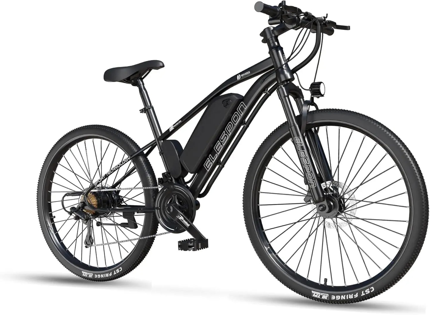 Electric Mountain Ebike 26" Tire, 7-Speed Fast