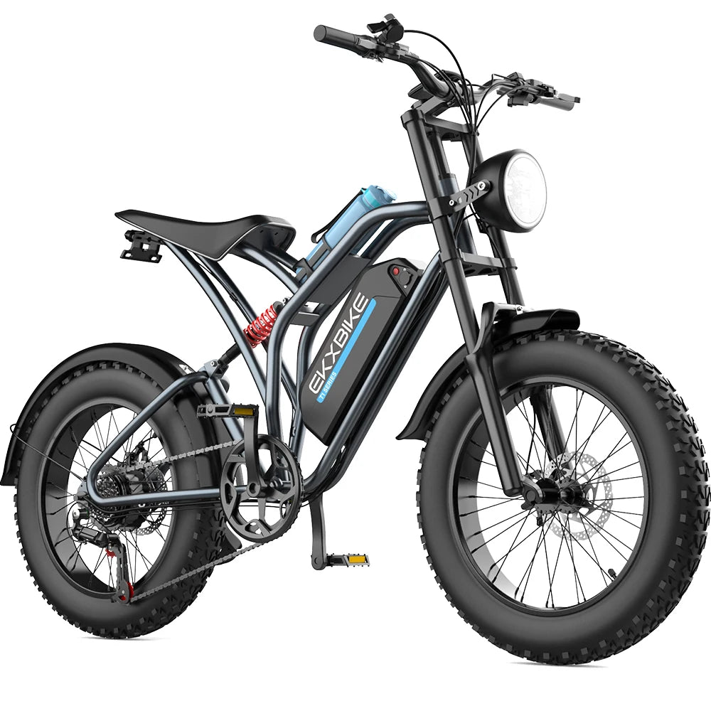 EKX T1 Electric Bike 20‘’*4.0 Fat Tires 1000W\250W Motor 48V20AH Lithium Battery Road Electric Bicycle Adults Mountain E-Bike Electric bikes