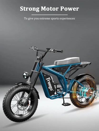 2025 Brand FreeGo Bike New Fat Tire Electric Bike