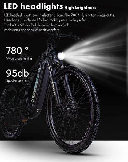 Shengmilo S26 Electric Bike 500W Mountain Bike