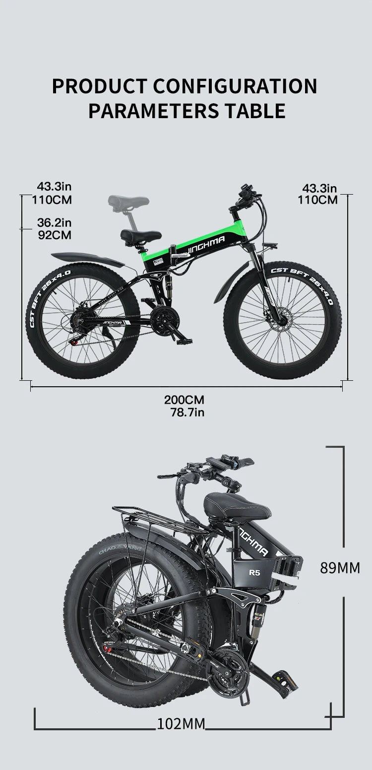 JJINGHMA R5 Electric Mountain Bike