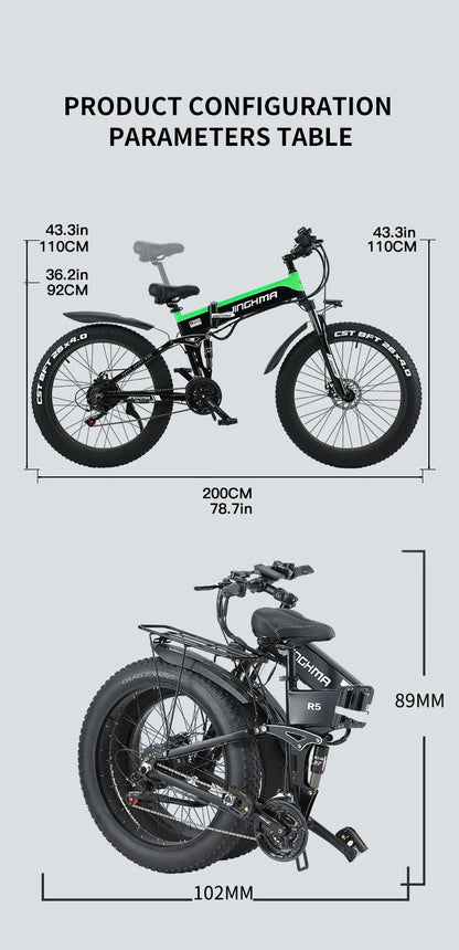 JINGHMA R5 Electric Mountain Bike